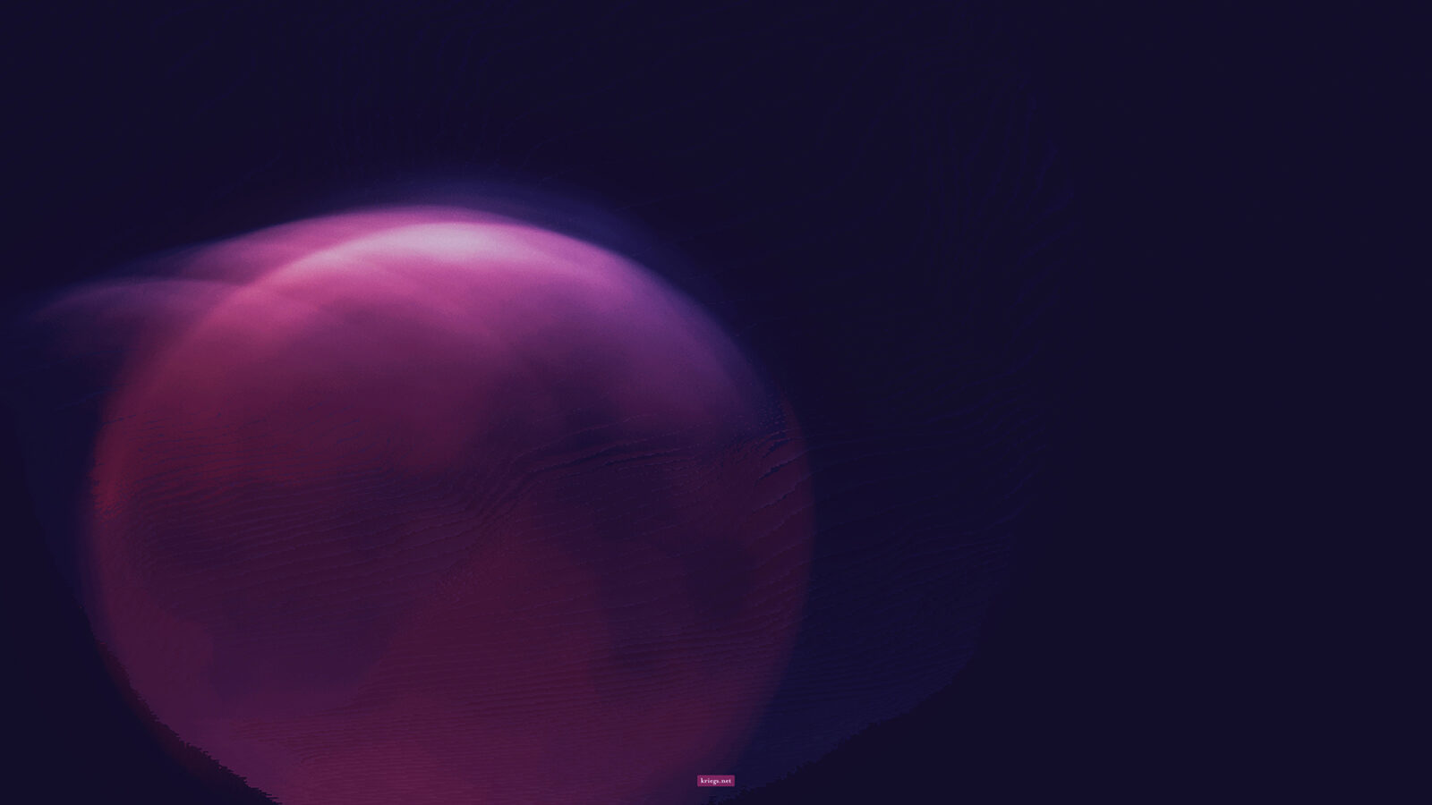 Abstract purple and pink design with circular shapes