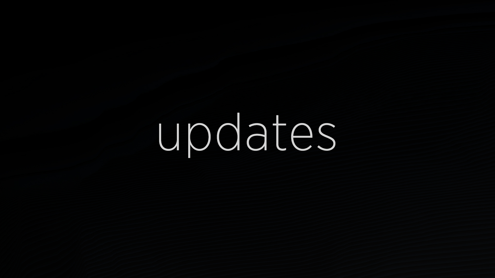 Updating in progress