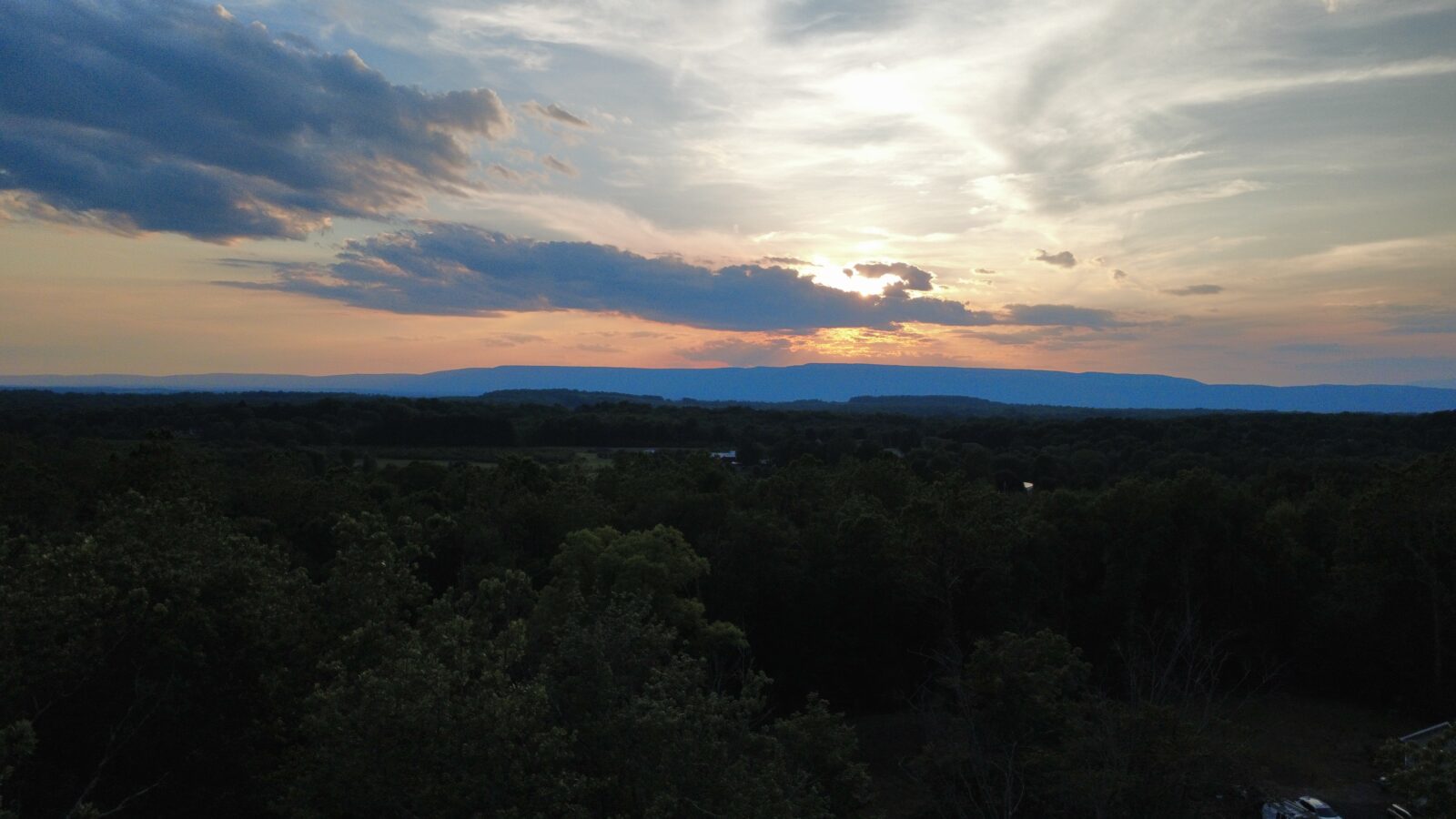 Drone Shot of the Hudson Valley